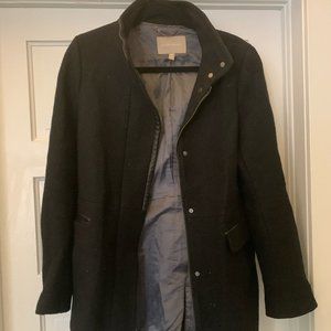 Banana Republic Wool Zippered Pea Coat